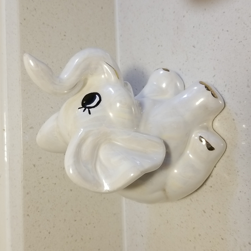 Handpainted Iridescent Elephant - Picture 3 of 9